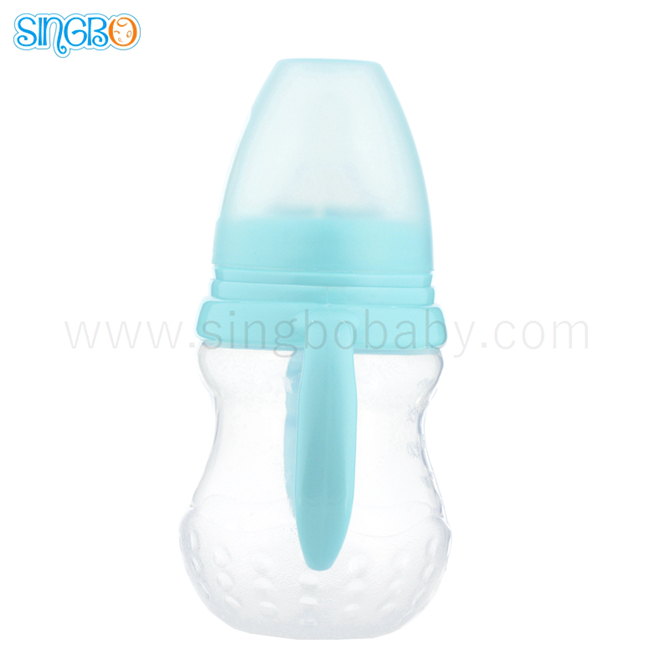 8oz/210ml Wide Neck Baby Plastic Bottle With Round Base
