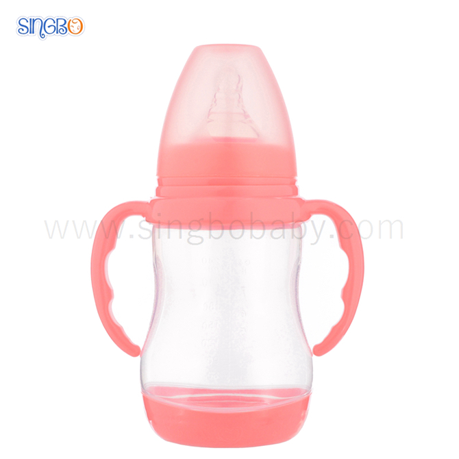 8oz/240ml Wide Neck Baby Bottle with thermoresponsive base