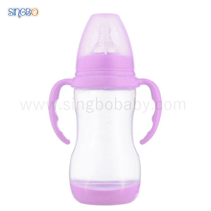 10oz/300ml Wide Neck Baby Bottle with thermoresponsive base