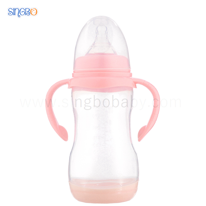 10oz/300ml Wide Neck Baby Bottle with thermoresponsive base