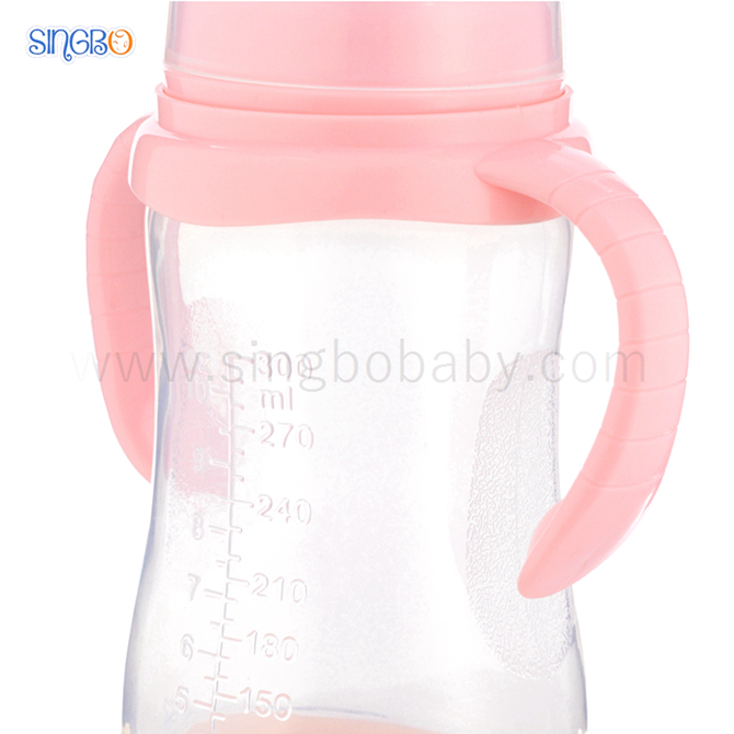 10oz/300ml Wide Neck Baby Bottle with thermoresponsive base