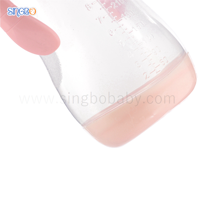 10oz/300ml Wide Neck Baby Bottle with thermoresponsive base