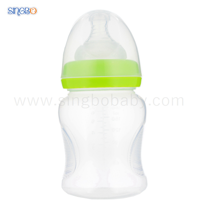 6oz/180ml Triangle-shape Baby Plastic Bottle