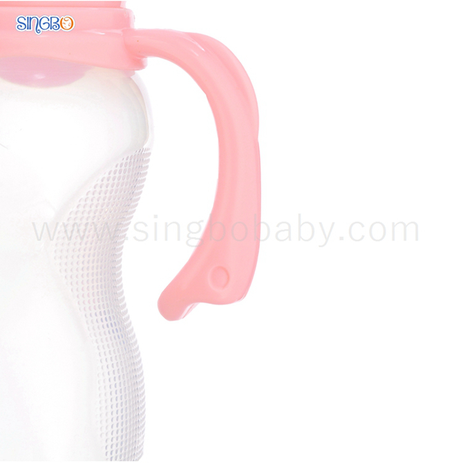 12oz/330ml Wide-neck Baby Plastic Bottle With Handle