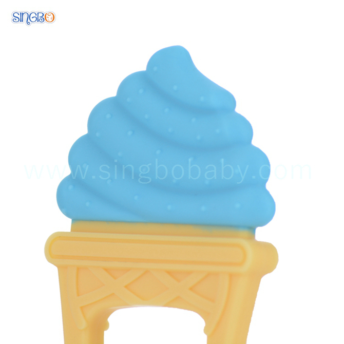 Popsicle-shape Silicone teether