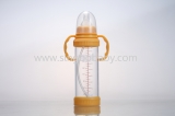 240ML Christal wide glass bottle with handle