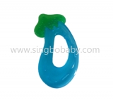 Eggplant water teether