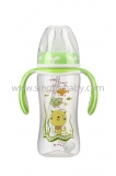300ML Wide-neck PP arc-shaped feeding bottle