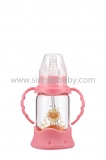 120ML wide-neck crystal diamond glass bottle