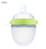 2018 FDA 150ml Super Neck Squeeze Silicone Baby Bottle