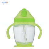 Owl Shape Kids Water Bottle Toddler Baby Drinking Cup with Straw and Lid