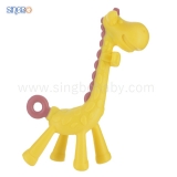 Rubber Animal Teether/Giraffe-shape Teething Toy
