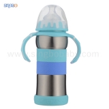 Stainless steel baby vacuum insulated water feeding bottle