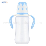 10oz/300ml Wide Neck Baby Bottle with Double Color Handle