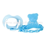 Pacifier with safety chain
